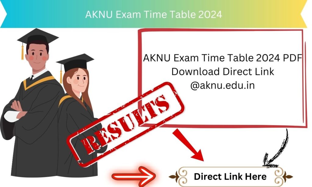 AKNU Exam Time Table 2024 PDF Download Direct Link @aknu.edu.in