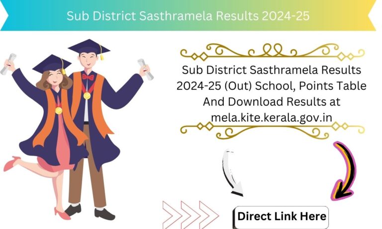 Sub District Sasthramela Results 2024-25