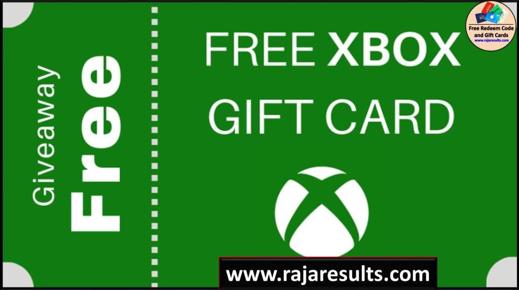 Free Xbox Gift Cards and Xbox Redeem Codes (Giveaway)