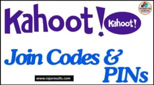 Kahoot Pin Join Codes & Game PIN Codes